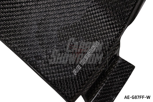BMW M2 & M2C G87 2023 2024 with Aftermarket Parts - AE Style Front Fenders Carbon Fiber from ArmorExtend