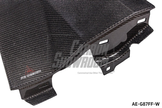 BMW M2 & M2C G87 2023 2024 with Aftermarket Parts - AE Style Front Fenders Carbon Fiber from ArmorExtend