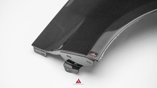 BMW M2 & M2C G87 2023 2024 with Aftermarket Parts - AE Style Front Fenders Carbon Fiber from ArmorExtend