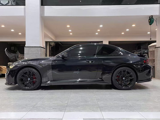 BMW M2 & M2C G87 2023 2024 with Aftermarket Parts - AE Style Front Fenders Carbon Fiber from ArmorExtend