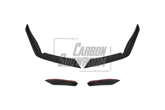 BMW M2 & M2C G87 2023-ON with Aftermarket Parts - AE Style Front Canards Carbon Fiber from ArmorExtend