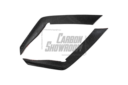 BMW M2 & M2C G87 2023-ON with Aftermarket Parts - AE Style Front Canards Carbon Fiber from ArmorExtend