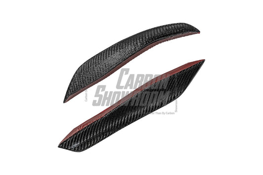 BMW M2 & M2C G87 2023-ON with Aftermarket Parts - AE Style Front Canards Carbon Fiber from ArmorExtend
