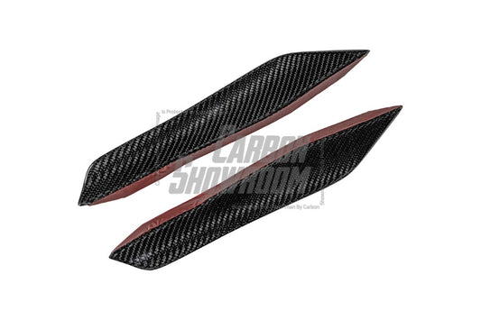 BMW M2 & M2C G87 2023-ON with Aftermarket Parts - AE Style Front Canards Carbon Fiber from ArmorExtend