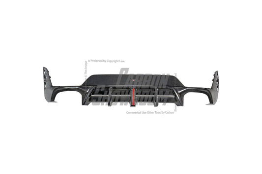 BMW 3 Series 330i (With M-Package Bumper, does not fit base model) M340i LCI G20 G21 2023 2024 2025 with Aftermarket Parts - AE V2 Style Rear Diffuser & Canards Carbon Fiber from ArmorExtend