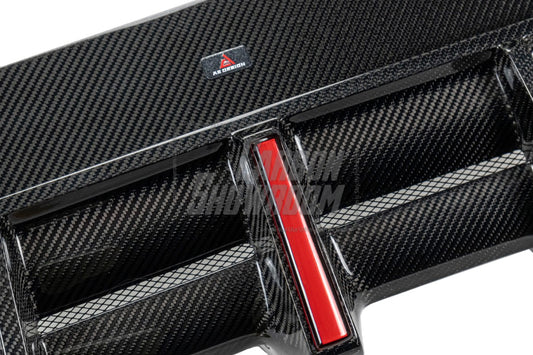 BMW 3 Series 330i (With M-Package Bumper, does not fit base model) M340i LCI G20 G21 2023 2024 2025 with Aftermarket Parts - AE V2 Style Rear Diffuser & Canards Carbon Fiber from ArmorExtend