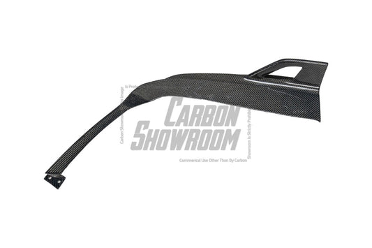 BMW 3 Series 330i (With M-Package Bumper, does not fit base model) M340i LCI G20 G21 2023 2024 2025 with Aftermarket Parts - AE V2 Style Rear Diffuser & Canards Carbon Fiber from ArmorExtend