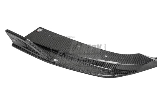 BMW 3 Series 330i (With M-Package Bumper, does not fit base model) M340i LCI G20 G21 2023 2024 2025 with Aftermarket Parts - AE V2 Style Rear Diffuser & Canards Carbon Fiber from ArmorExtend