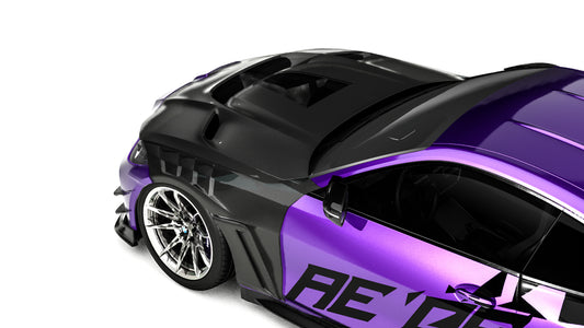 BMW M4 / M4C / M4CS G82 G83 2021-ON with Aftermarket Parts - ART Widebody Front Fenders Dry Pre-preg Carbon Fiber from ArmorExtend