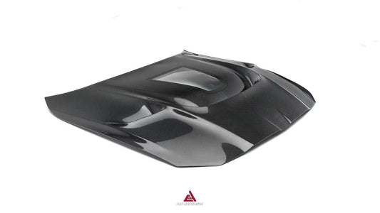 BMW M3CS M3C M3 G80 G81 2021-ON & M4CSL M4CS M4C M4 G82 G83 2021-ON with Aftermarket Parts - ART Vented Transparent Glass V2 Style Hood Bonnet Dry Pre-preg Carbon Fiber from ArmorExtend