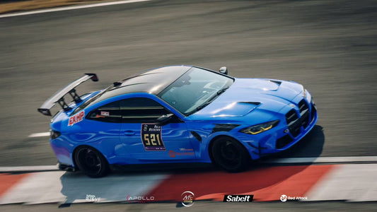 BMW M3 G80 G81 2021 2022 2023 2024 & M4 G82 G83 2021 2022 2023 2024 with Aftermarket Parts - AE V2 Style Front Canards Carbon Fiber from ArmorExtend