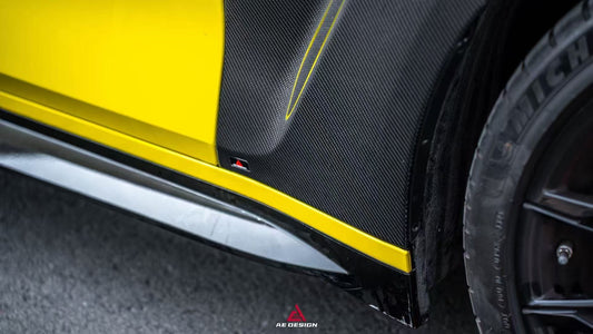 BMW M3 G80 G81 2021 2022 2023 2024 & M4 G82 G83 2021 2022 2023 2024 with Aftermarket Parts - AE Style Front Fenders Carbon Fiber from ArmorExtend