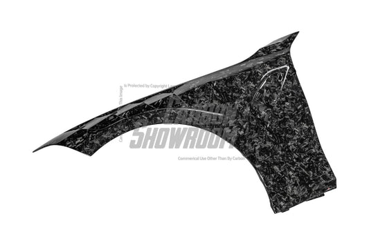 BMW M3 G80 G81 2021 2022 2023 2024 & M4 G82 G83 2021 2022 2023 2024 with Aftermarket Parts - AE Style Front Fenders Carbon Fiber from ArmorExtend