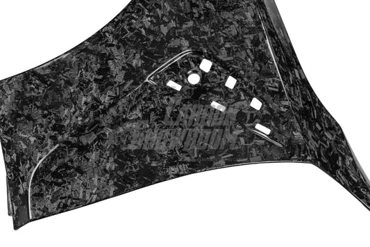 BMW M3 G80 G81 2021 2022 2023 2024 & M4 G82 G83 2021 2022 2023 2024 with Aftermarket Parts - AE Style Front Fenders Carbon Fiber from ArmorExtend