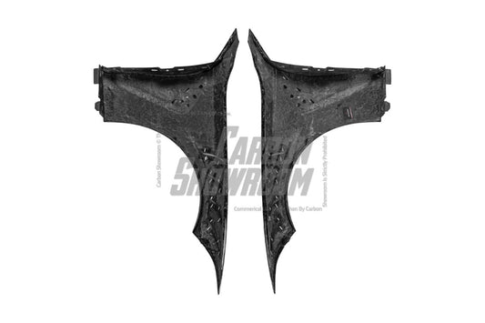 BMW M3 G80 G81 2021 2022 2023 2024 & M4 G82 G83 2021 2022 2023 2024 with Aftermarket Parts - AE Style Front Fenders Carbon Fiber from ArmorExtend