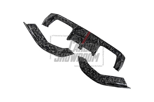BMW M4 G82 2021 2022 2023 2024 & 4 Series G22 430i M440i 2020 2021 2022 2023 2024 with Aftermarket Parts - ART V2 Style Fiber Rear Wing Carbon Fiber from Pre-preg ArmorExtend