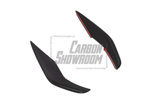 BMW M3 G80 G81 2021 2022 2023 2024 & M4 G82 G83 2021 2022 2023 2024 with Aftermarket Parts - AE Style Front Canards Carbon Fiber from ArmorExtend