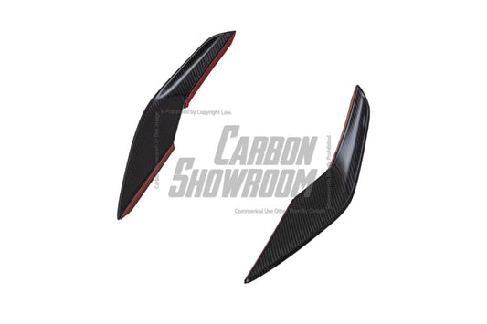 BMW M3 G80 G81 2021 2022 2023 2024 & M4 G82 G83 2021 2022 2023 2024 with Aftermarket Parts - AE Style Front Canards Carbon Fiber from ArmorExtend
