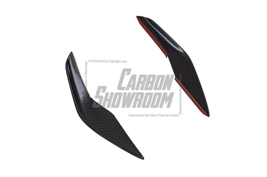 BMW M3 G80 G81 2021 2022 2023 2024 & M4 G82 G83 2021 2022 2023 2024 with Aftermarket Parts - AE Style Front Canards Carbon Fiber from ArmorExtend