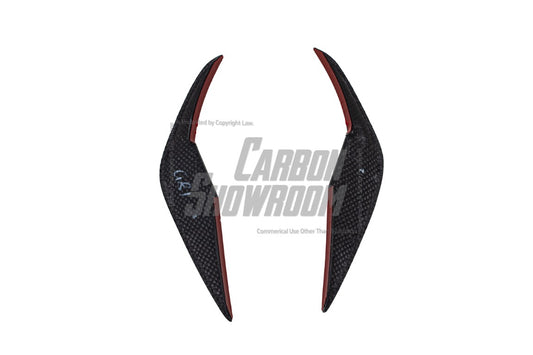BMW M3 G80 G81 2021 2022 2023 2024 & M4 G82 G83 2021 2022 2023 2024 with Aftermarket Parts - AE Style Front Canards Carbon Fiber from ArmorExtend