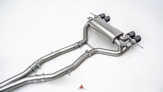 BMW M3 G80 G81 & M4 G82 G83 2021-ON (3.0T) with Aftermarket Parts - Catback Exhaust with Valve Stainless Steel / Titanium from ArmorExtend