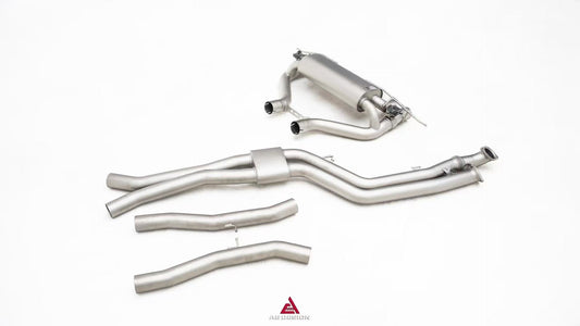 BMW M3 G80 G81 & M4 G82 G83 2021-ON (3.0T) with Aftermarket Parts - Catback Exhaust with Valve Stainless Steel / Titanium from ArmorExtend