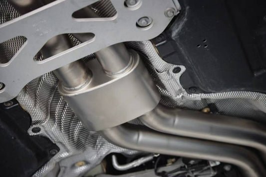 BMW M3 G80 G81 & M4 G82 G83 2021-ON (3.0T) with Aftermarket Parts - Midpipe Exhaust Stainless Steel / Titanium from ArmorExtend