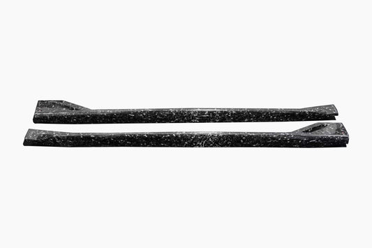 BMW M3 G80 G81 2021 2022 2023 2024 & M4 G82 G83 2021 2022 2023 2024 with Aftermarket Parts - AE Style Side Skirts Carbon Fiber from ArmorExtend