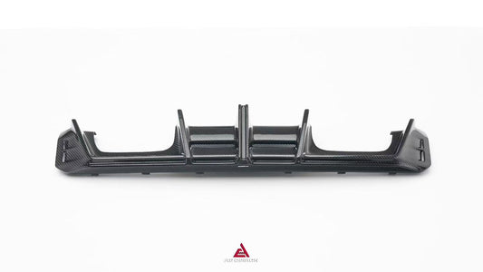 BMW M3 G80 G81 & M4 G82 G83 2021-ON with Aftermarket Parts - V3 Rear Diffuser & Rear Canards Dry Pre-preg Carbon Fiber from ArmorExtend