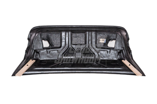 BMW M3 G80 & M4 G82 2021-ON & 3 Series 330i M340i (Fits Both Pre-LCI & LCI) 2019 2020 2021 2022 2023 2024 & 4 Series G22 430i M440i 2020 2021 2022 2023 2024 with Aftermarket Parts - ART Style Trunk Lid Carbon Fiber from ArmorExtend