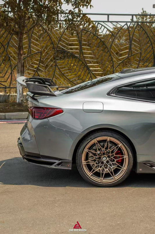 BMW M4 G82 2021-ON & 4 Series G22 430i M440i 2020-ON with Aftermarket Parts - Rear Wing Pre-preg Carbon Fiber from ArmorExtend