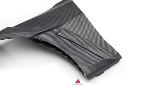 BMW M4 / M4C / M4CS G82 G83 2021-ON with Aftermarket Parts - ART Widebody Front Fenders Dry Pre-preg Carbon Fiber from ArmorExtend