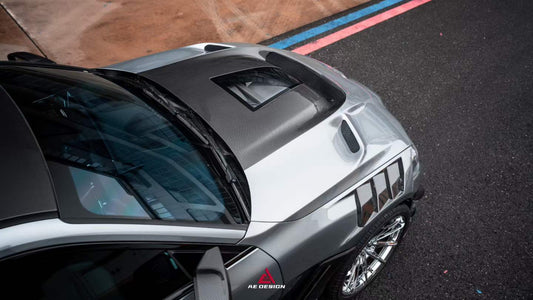 BMW M3CS M3C M3 G80 G81 2021-ON & M4CSL M4CS M4C M4 G82 G83 2021-ON with Aftermarket Parts - ART Vented Transparent Glass V2 Style Hood Bonnet Dry Pre-preg Carbon Fiber from ArmorExtend
