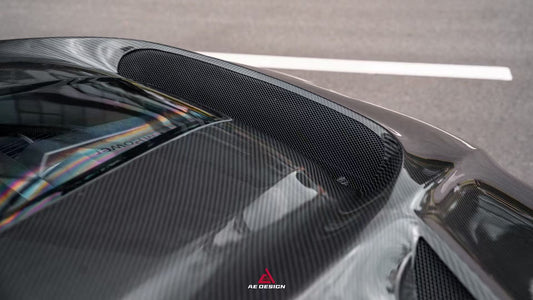 BMW M3CS M3C M3 G80 G81 2021-ON & M4CSL M4CS M4C M4 G82 G83 2021-ON with Aftermarket Parts - ART Vented Transparent Glass V2 Style Hood Bonnet Dry Pre-preg Carbon Fiber from ArmorExtend