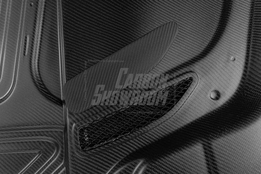 BMW 5 series M550 540 530 G30 (fits both Pre-LCI & LCI) 2017 2018 2019 2020 2021 2022 2023 2024 & M5 M5C F90 (Fits Both Pre-LCI & LCI) 2018 2019 2020 2021 2022 2023 2024 with Aftermarket Parts - AE Style Hood Bonnet Carbon Fiber from ArmorExtend