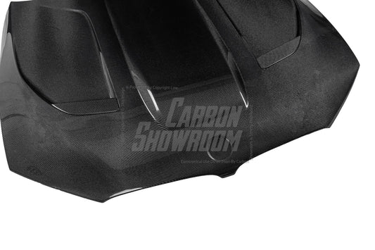 BMW 5 series M550 540 530 G30 (fits both Pre-LCI & LCI) 2017 2018 2019 2020 2021 2022 2023 2024 & M5 M5C F90 (Fits Both Pre-LCI & LCI) 2018 2019 2020 2021 2022 2023 2024 with Aftermarket Parts - AE Style Hood Bonnet Carbon Fiber from ArmorExtend