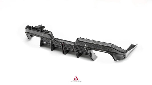 BMW M5C M5 G90 2024-ON with Aftermarket Parts - Rear Diffuser & Canards Pre-preg Carbon Fiber from ArmorExtend