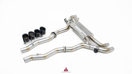 BMW M5C M5 G90 2024-ON (4.4T) with Aftermarket Parts - Catback Exhaust with Valve Quadtips Stainless Steel / Titanium from ArmorExtend