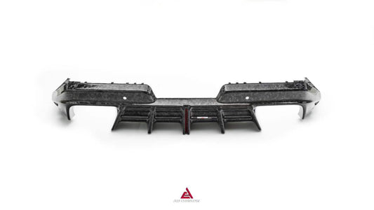 BMW M5C M5 G90 2024-ON with Aftermarket Parts - Rear Diffuser & Canards Pre-preg Carbon Fiber from ArmorExtend