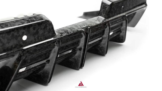 BMW M5C M5 G90 2024-ON with Aftermarket Parts - Rear Diffuser & Canards Pre-preg Carbon Fiber from ArmorExtend