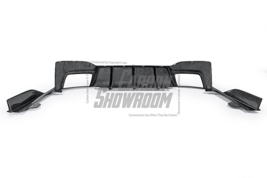 BMW M5/M5C F90 (Fits Both Pre-LCI & LCI) 2018 2019 2020 2021 2022 2023 2024 & 5 Series G30 540i (With M-Package Bumper) M550i (Fits Both Pre-LCI & LCI) 2017 2018 2019 2020 2021 2022 2023 2024 with Aftermarket Parts - AE Rear Diffuser Carbon Fiber from ArmorExtend