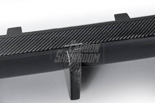 BMW M5/M5C F90 (Fits Both Pre-LCI & LCI) 2018 2019 2020 2021 2022 2023 2024 & 5 Series G30 540i (With M-Package Bumper) M550i (Fits Both Pre-LCI & LCI) 2017 2018 2019 2020 2021 2022 2023 2024 with Aftermarket Parts - AE Rear Diffuser Carbon Fiber from ArmorExtend