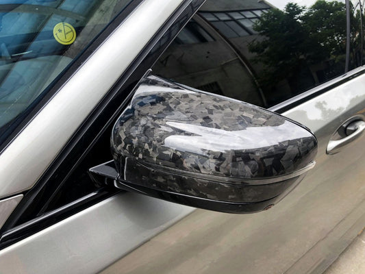 BMW M5/M5C F90 (Fits Both Pre-LCI & LCI) LHD & RHD (Left & Right Hand Drive) with Aftermarket Parts - Mirror Caps Pre-preg Carbon Fiber from ArmorExtend