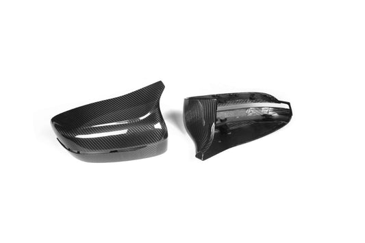 BMW M5/M5C F90 (Fits Both Pre-LCI & LCI) LHD & RHD (Left & Right Hand Drive) with Aftermarket Parts - Mirror Caps Pre-preg Carbon Fiber from ArmorExtend