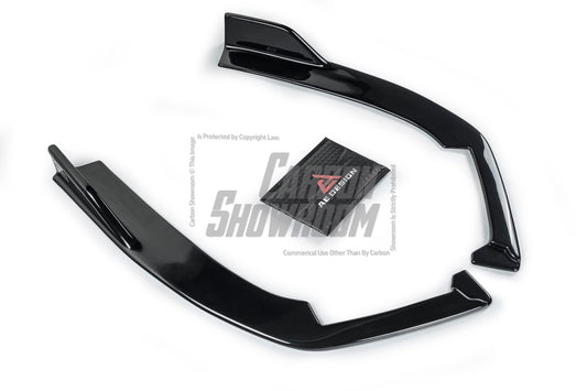 BMW M5/M5C F90 (Fits Both Pre-LCI & LCI) 2018-ON & 5 Series G30 540i M550i (With M-Package Bumper) G30 G31 (Fits Both Pre-LCI & LCI) 2017-ON with Aftermarket Parts - AE Style ABS Rear Diffuser & Rear Canards from ArmorExtend