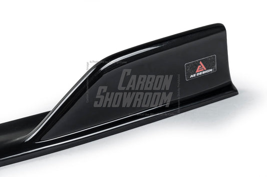 BMW M5/M5C F90 (Fits Both Pre-LCI & LCI) 2018-ON & 5 Series G30 540i M550i (With M-Package Bumper) G30 G31 (Fits Both Pre-LCI & LCI) 2017-ON with Aftermarket Parts - AE Style ABS Rear Diffuser & Rear Canards from ArmorExtend