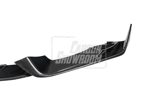 BMW X3M X3MC F97 Pre-LCI 2019 2020 2021 & X4M X4MC F98 Pre-LCI 2019 2020 2021 with Aftermarket Parts - AE Front Lip Carbon Fiber from ArmorExtend