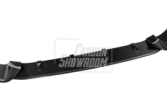 BMW X3M X3MC F97 Pre-LCI 2019 2020 2021 & X4M X4MC F98 Pre-LCI 2019 2020 2021 with Aftermarket Parts - AE Front Lip Carbon Fiber from ArmorExtend