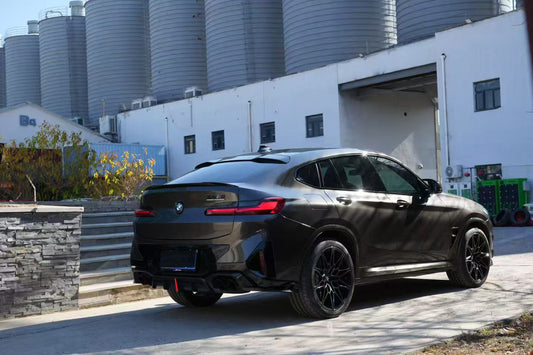BMW X4M X4MC F98 (Fits Both Pre-LCI & LCI) 2019 2020 2021 2022 2023 2024 with Aftermarket Parts - AE V2 Style Rear Diffuser Carbon Fiber from ArmorExtend