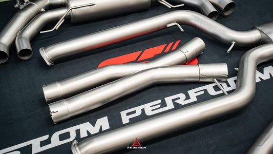 BMW X3M X3MC F97 & X4M X4MC F98 LCI 2022-ON with Aftermarket Parts - Catback Exhaust with Valve Stainless Steel / Titanium from ArmorExtend